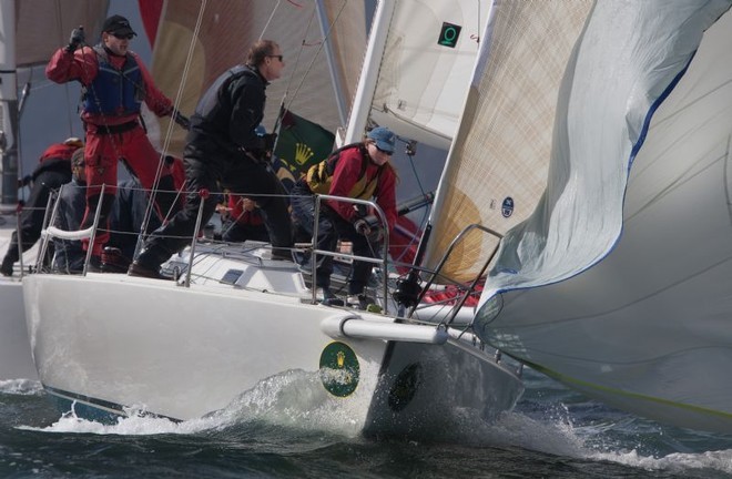 Action onboard Bruce J. Stone’s ARBITRAGE - Rolex Big Boat Series 2009 ©  Rolex/Daniel Forster http://www.regattanews.com